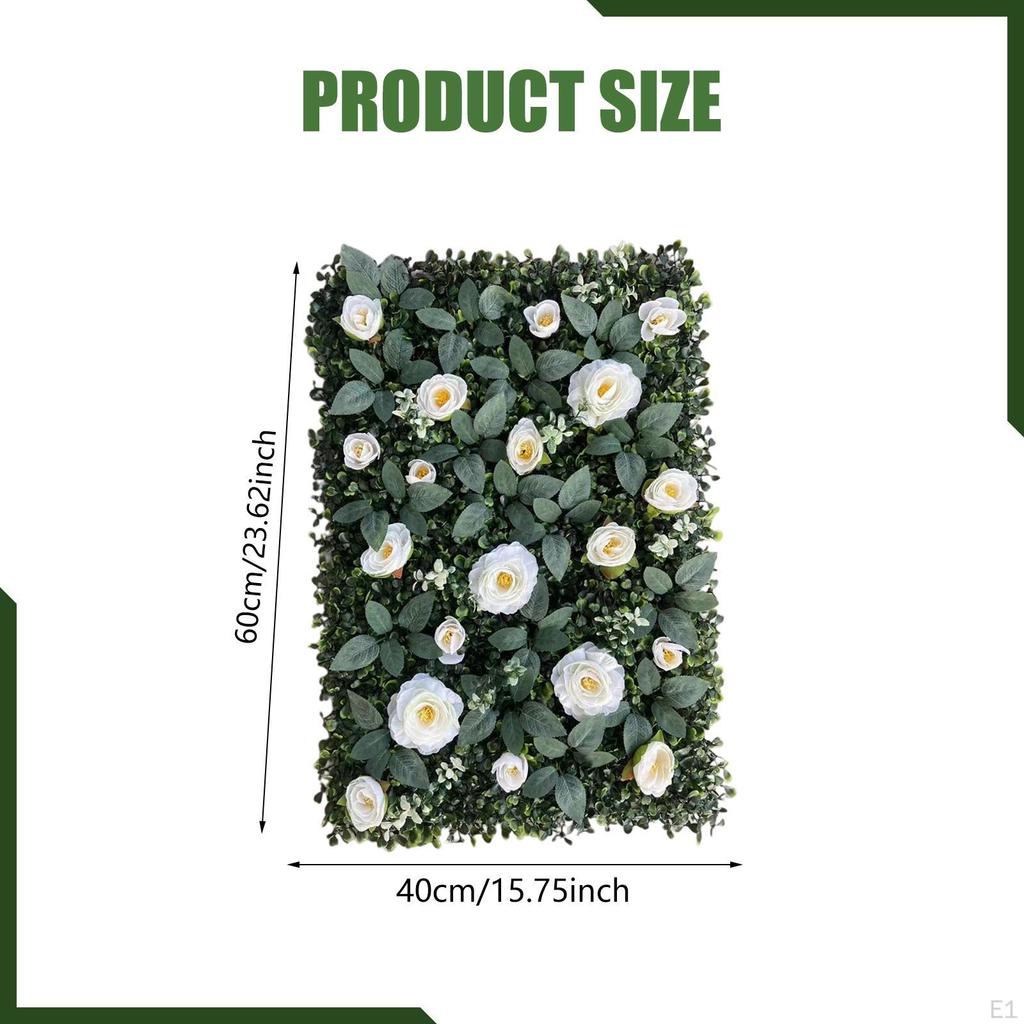 Artificial Grass Wall Panel Plant for Privacy Wedding Deck