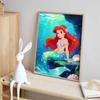 Disney themed diamond painting kit Ariel's magical mermaid handmade diy home decoration for beginners and craft lovers