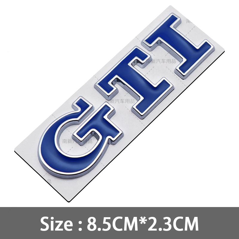 2026 Hot For VOLKSWAGEN VW 1pcs 3D Metal GTI Badge Car Rear Trunk Emblem Stickers for Volkswagen Golf GTI mk2 mk3 mk4 mk5 mk6 mk