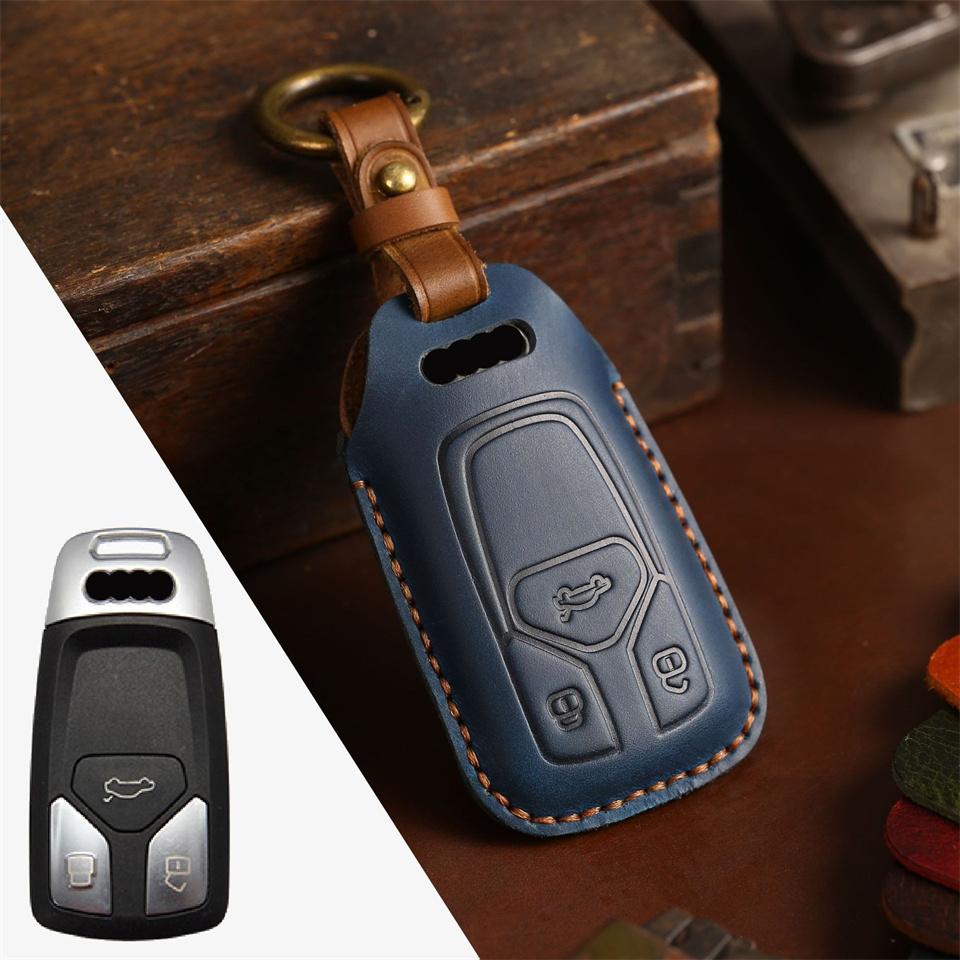 Husă pentru chei de mașină Husă pentru chei pentru A1 A3 8v A4 B9 A5 A6 C7 Q3 Q5 Q7 Tt Holder Shell Auto Keychain Protect Set Accesorii