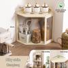 Bamboo 2-Tier Stackable Kitchen Storage Rack