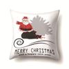 European and American Christmas Santa Claus Christmas Tree Creative Polyester Pillow Case Fashion Home Pillow Case