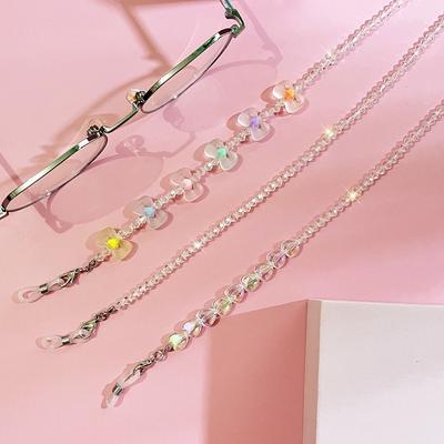 Bead Mask Strap Bowknot Glasses Chain Glasses Necklace Eye Wear Accessories Eyeglass Lanyard