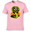 2024 Ny Kul Cobra Kai T-skjorte Menn Kvinner Sommer Kort Ermet Trykk T-skjorte Mote Streetwear Topper Casual T-skjorte #311#Farge(2)