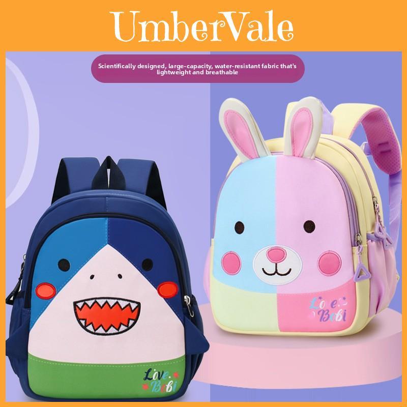 Zaino Cartoon per Bambini in Asilo con Nylon Traspirante e Spallacci a Bolle per la Scuola