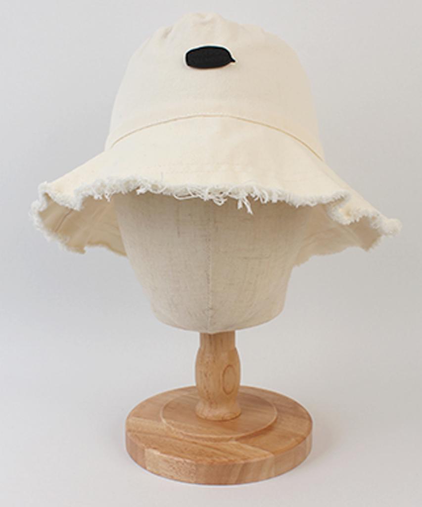 Yunibeosyeolkemiseuteuli Bubble Ivory Vintage Bucket Hat