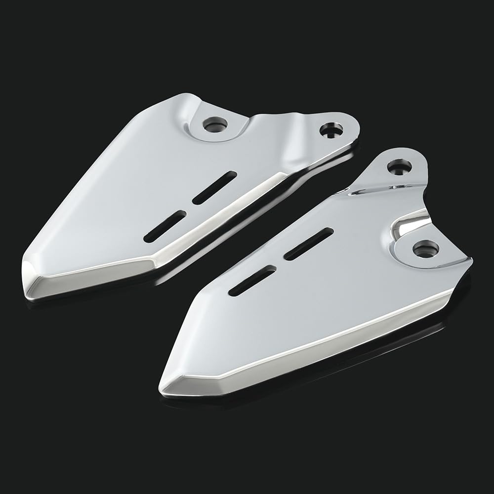Z900RS 2018-2024 ABS Heel Plate Left and Right Set Foot Peg Footrest Z900RS CAFE 2019 2020 2021 2022 2023 (Chrome)
