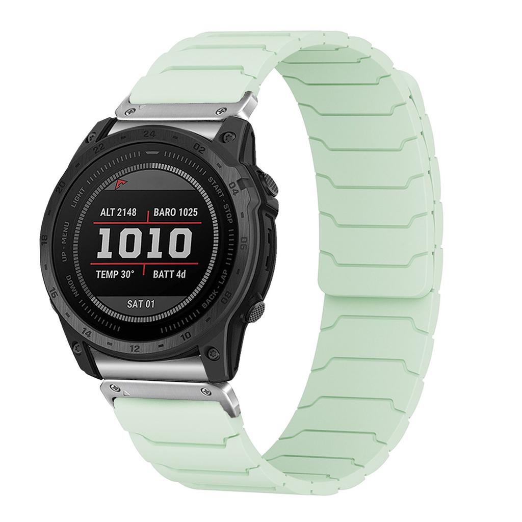 22/26mm Two tone magnetic strap for Garmin Fenix 8 7 7X PRO 6X 3 3hr 6x PRO silicone band for garmin watch smartwatch bracelet
