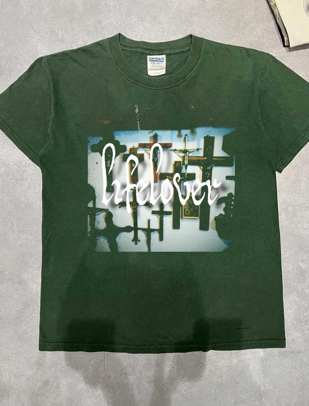 Lifelover Band God Fiction Green T Shirt Full Size S-5XL SS401 M