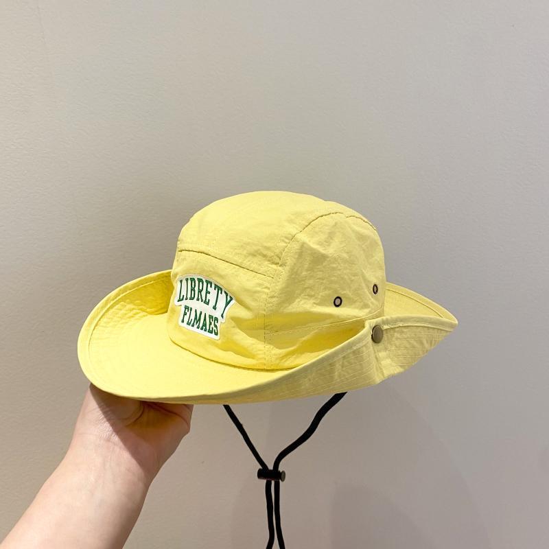 Kids Fisherman Cap Summer Quick Dry Breathable Foldable Panama Travel Hats Boys Girls Adjustable Big Brim Toddler Beach Hat