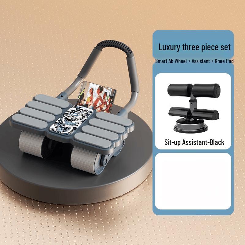 TLXT 4-Wheel Ab Roller & Sit-up Aid Set