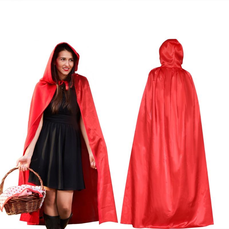 Halloween Cape Children Adult Cosplay Costumes Satin Cloth Witch Cape Vampire Cape Cape