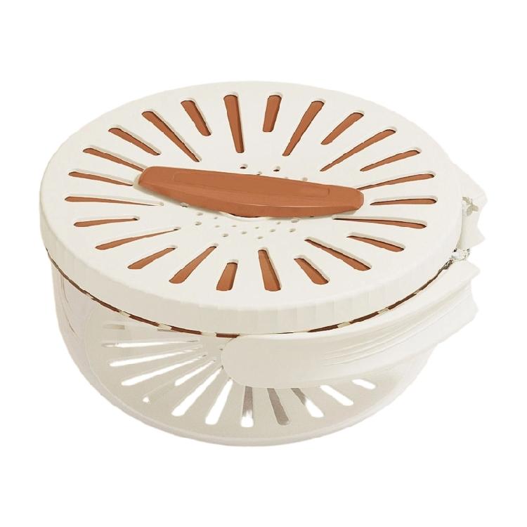 Family Kitchen Essential Foldable Handle Colander Fruit Washing Bowl Drain Basket For Washing Draining