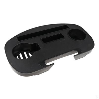 Side Snack Tray/Cup Holder/ Table for Fishing Outdoor Activity with Mobile Device Slot