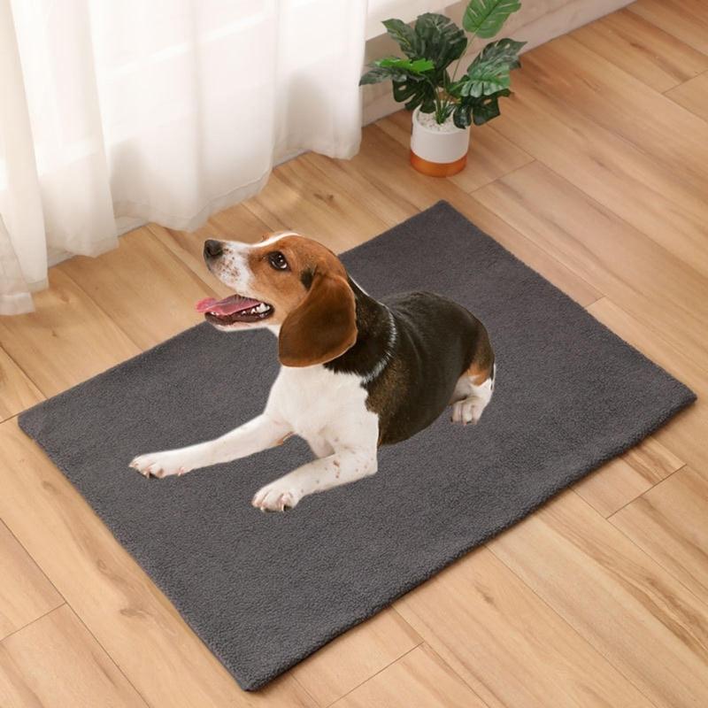 Removable Pet Sleeping Mat Self Heating Dog Bed Mat for Small Medium Dogs Cats Comfortable House Accessory Anti Slip