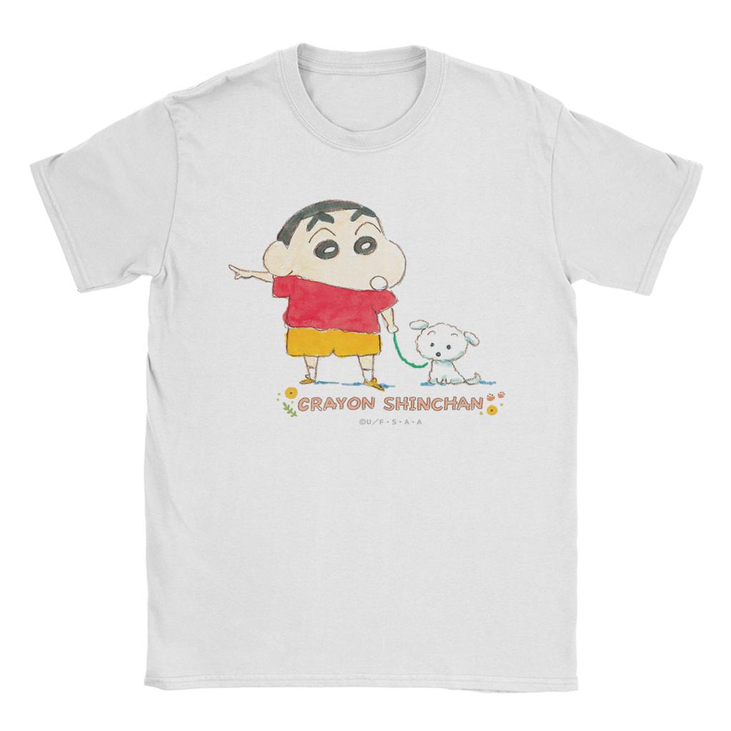 Unisex Unisexs Crayon Shinchan Chocobi Snack Logo T Shirt Cotton Clothing Fun Short Sleeve Tee Shirt Big Size Tshirt
