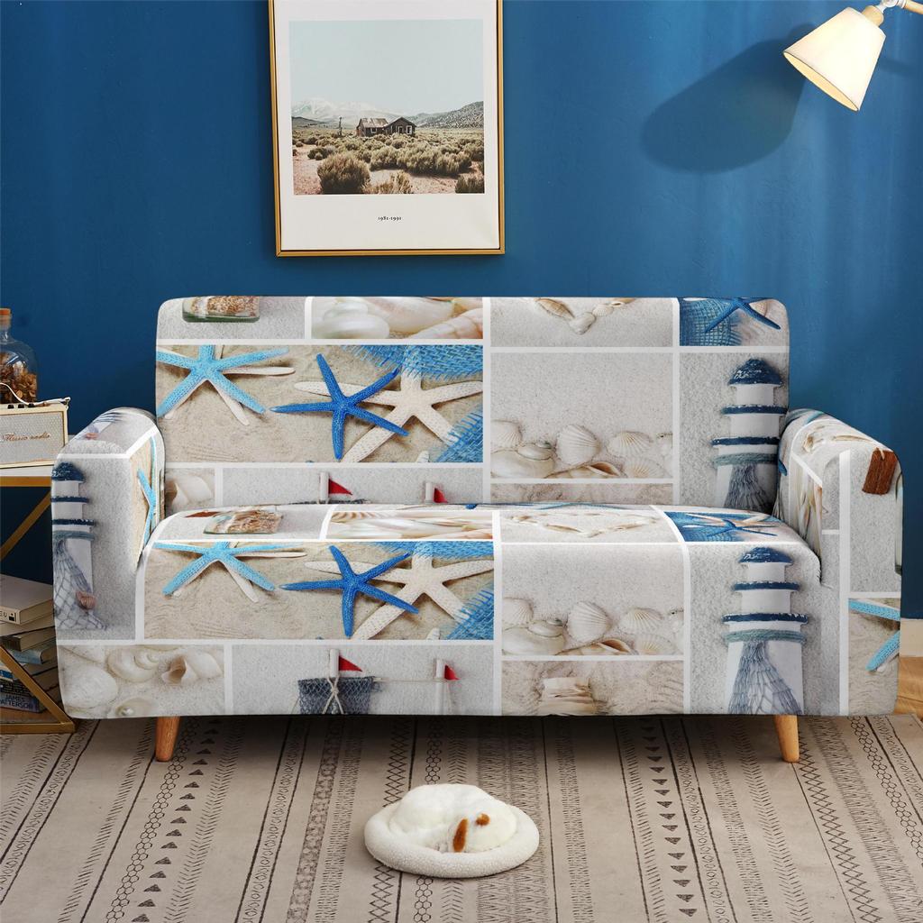 Elastic Ocean All-Inclusive Sofa Cover, Multi-Person Combination Sofa Cover, Lazy Sofa Cover