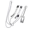 3-Head Metal Nipple Clamps with Chain Clitoris Clips Flirting Teasing Sex Toys Bdsm Slave Bondage Exotic Accessories Adult Games