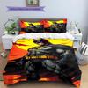 3-piece DC Batman Print Print Coreless Bed Sheet Set, Comfortable Bedspreads In Various Sizes, Bedroom Bedding.