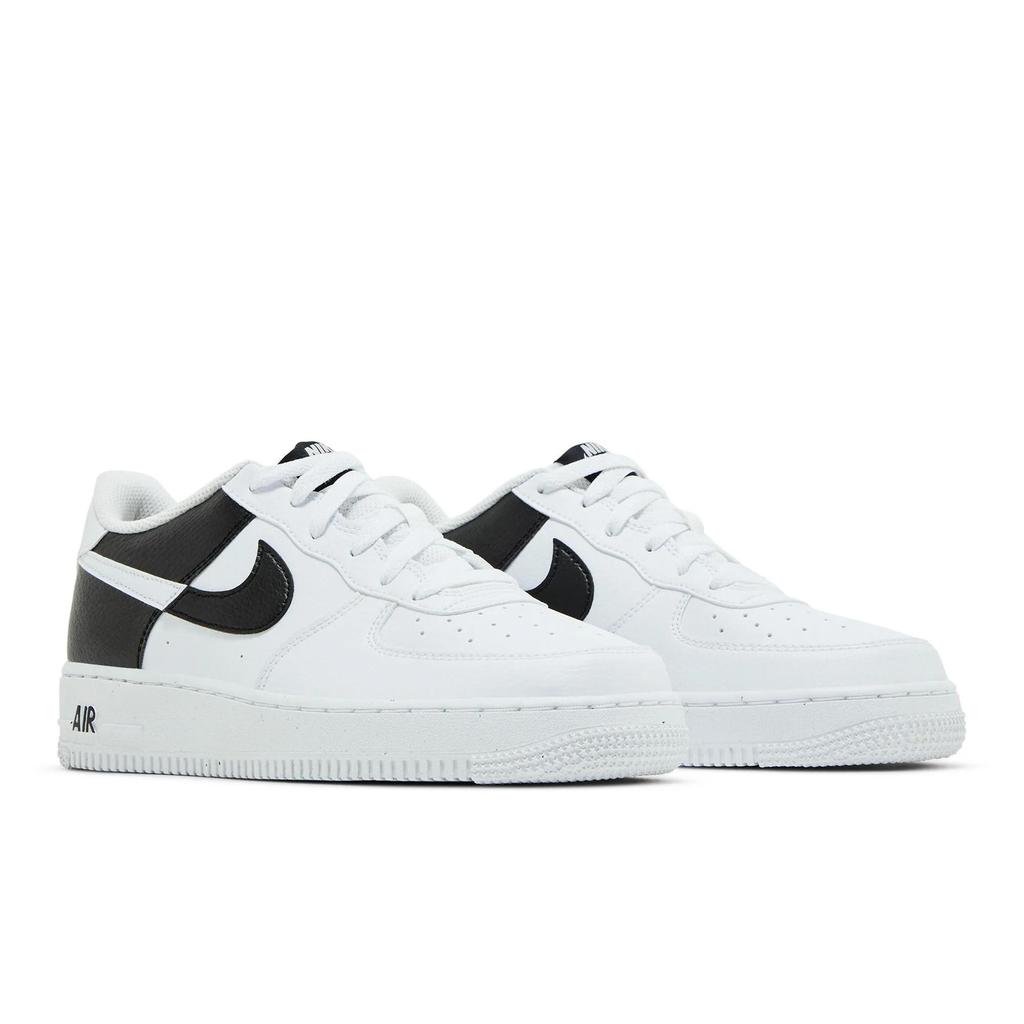 Nike Air Force 1 Next Nature Grade School 'Split - White Black' (Unisex) White / Black Kids' Skateboarding Shoes HF9096 100
