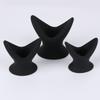 Soft Hollow Silicone V-Shaped Anal Plug To Expand Anal Endoscope Couple Training Anal Hollow Anal Plug Black Sex Toys