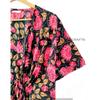 Women Hippie Summer Cotton Sleepwear Floral Print Black Long Maxi Caftan Dress CKFTN-SCRN-FULL-BUYIT-141