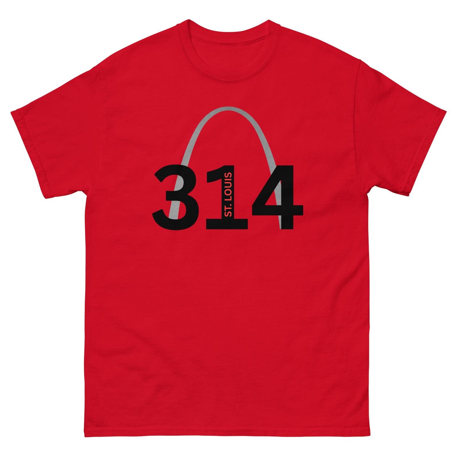 St. Louis Spirit: Unique 314 Vibes Unisex T-Shirt to Showcase Your Love for the City! (Black) M