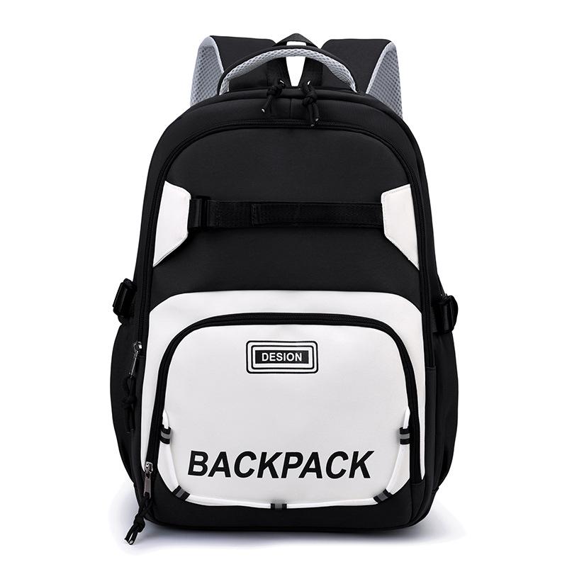 Schoolbag New Simple Trend Women's Backpack Versatile Durable Large Capacity Schoolbag Junior High School Student Travel Backpack