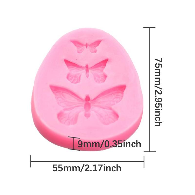Butterfly Mold Silicone Baking Accessories 3D Diy Mould Fondant Cake Decorating
