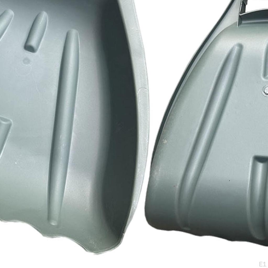 2 Pieces Leaf Scoops Collectors Trash Pick Up Leaves Cleaning Tool Ergonomic Hand Held Rakes