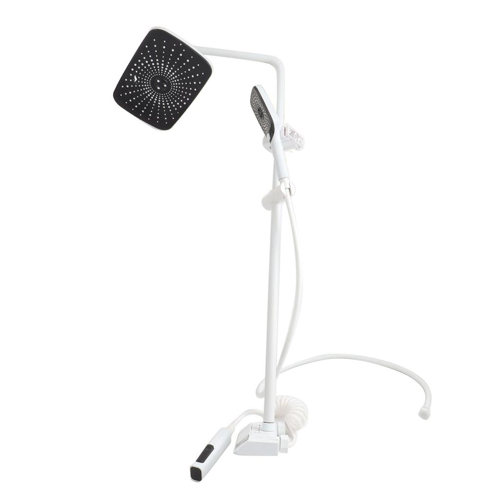 Rainfall Shower Head Set Push Button High Pressure Multiple Water Spray Modes Shower System for