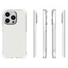 For iPhone 14 Pro Back Cover WANLONFENG TM Series 2.0mm Clear TPU Phone Case (Big Lens Hole)