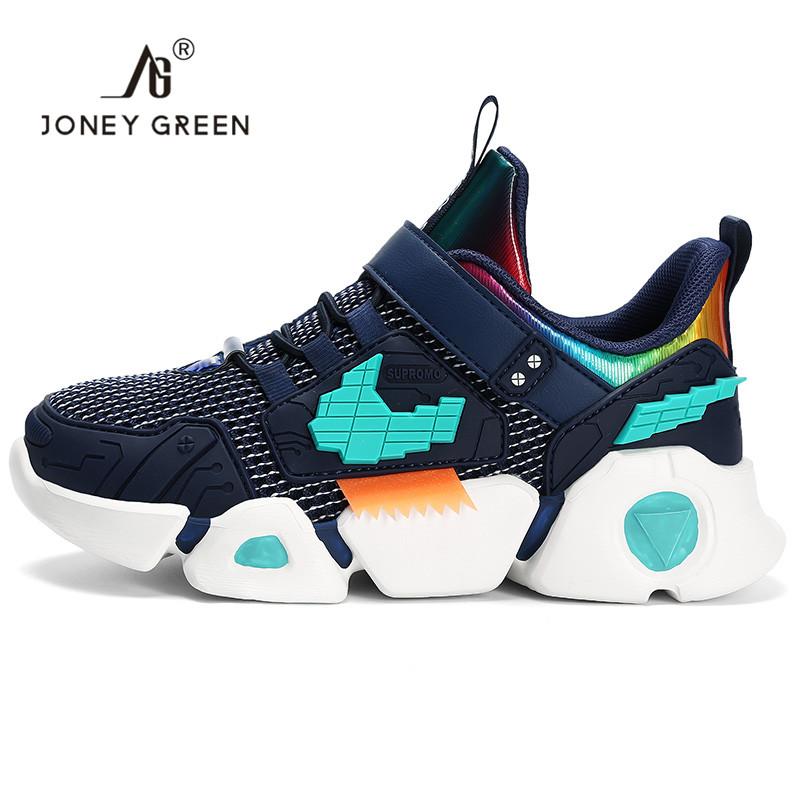 High Quality Spring Children'S Shoes Breathable Sneakers For Boys Fashion Lightweight Soft Bottom Running Shoe Tenis Infantil
