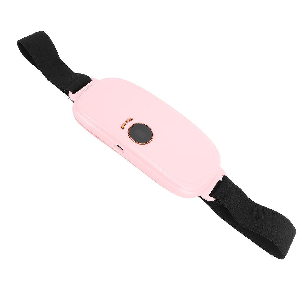 Pink Warming Waist Belt Waist Heating Pad Portable Electric Waist Heating Wrap for Home Office