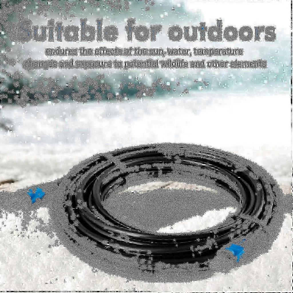 Cabo Ethernet Cat6 para Exterior à Prova de Água para Enterramento Direto 50m - UTP CCA 550MHz Preto 50 Metros 2025