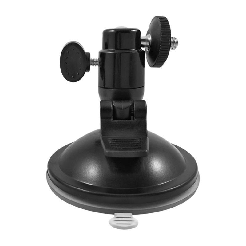 Universal Car Suction Cup Mount with 1/4 Inch Screw Upgrades for Action Cameras secure fitting on Windshield & window 