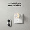 Wireless Doorbell Adjustable Volume 26 Different Ringtones LED Flash Multiple Bell IP64 Waterproof for Home Classroom