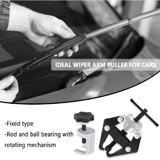 Windshield Wiper Arm Removal Tool Kit,Professional Bearing Puller & Battery Terminal Puller For Easy Removal And Repair Wiper Arms,Universal Wiper