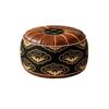PU-Leder Boho-Stil Sitzkissenbezug Füllbares Design Aufbewahrung Beinbank Schlafzimmer