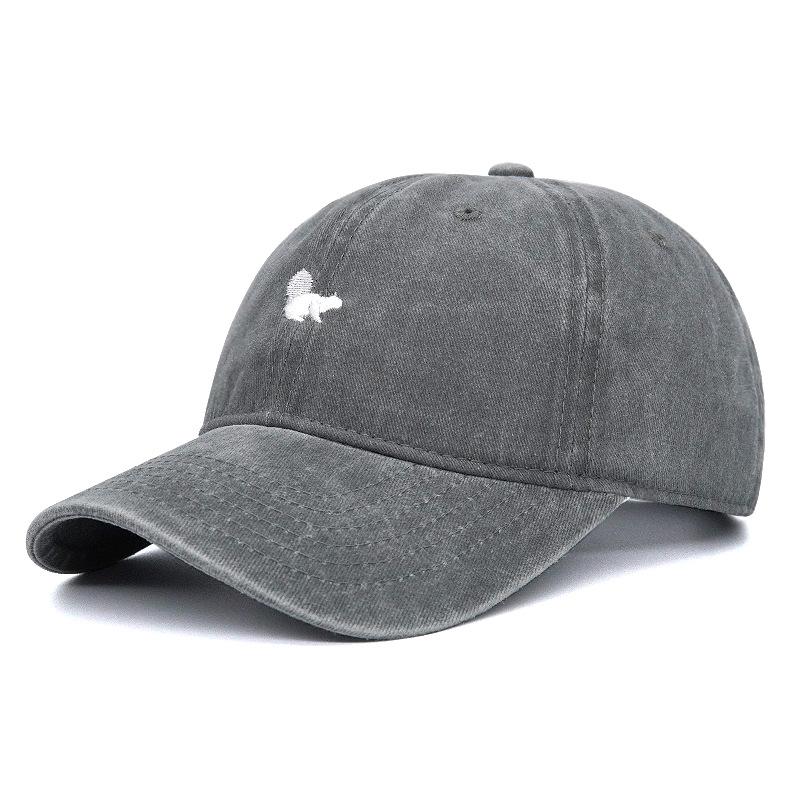 New Squirrel Embroider Baseball Caps WoUnisex Unisex Washed Cotton Sun Gorras Hip Hop Summer Sunshine Outdoor Snapback Trucker Hats