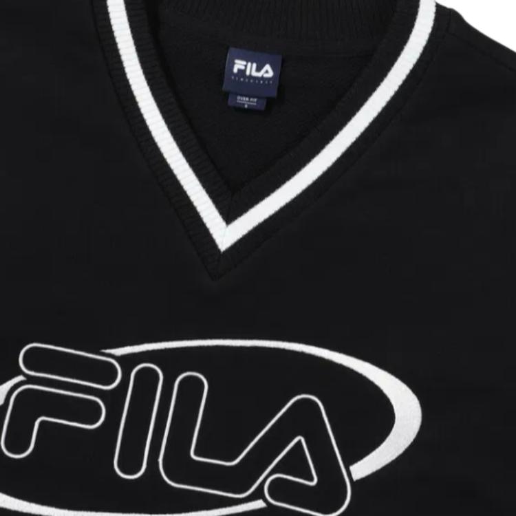 New FILA Sweatshirts Women's Black FS2POG1152F-BLK
