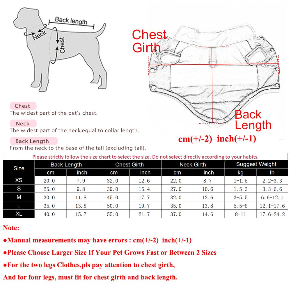 Pet Dog Clothes Winter Warm Puppy Jacket Vest With D-ring Cozy Windproof Chihuahua French Bulldog Coat For Dogs Cats Costume