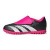 Predator Accuracy.4 Turf Soccer Shoes Kids Soccer Shoes Black White Pink GW7095