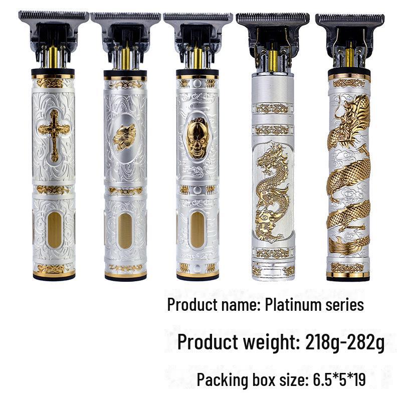 WAIKIL Electric Hair Clipper: Cross-Border Retro Carving Oil-Head & Bald Shaver