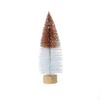 Double Color Christmas Tree Ornament Creative Micro Landscape Model Snow Pine Tree  Gift