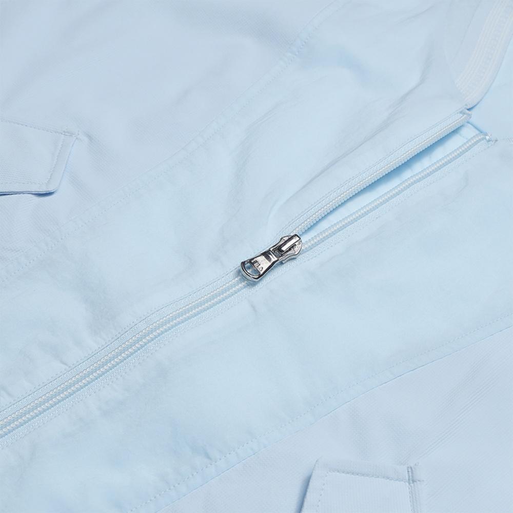 FILA Emerald Fashion Trendy Casual Versatile Lightweight Comfortable Stand Collar Cardigan Thin Woven Jacket Women outerwear F11W534707FBU