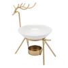 Ceramic Tealight Candle Holder Wax Melt Warmer Deer Shape Iron Home Decoration Vintage Essential Oil