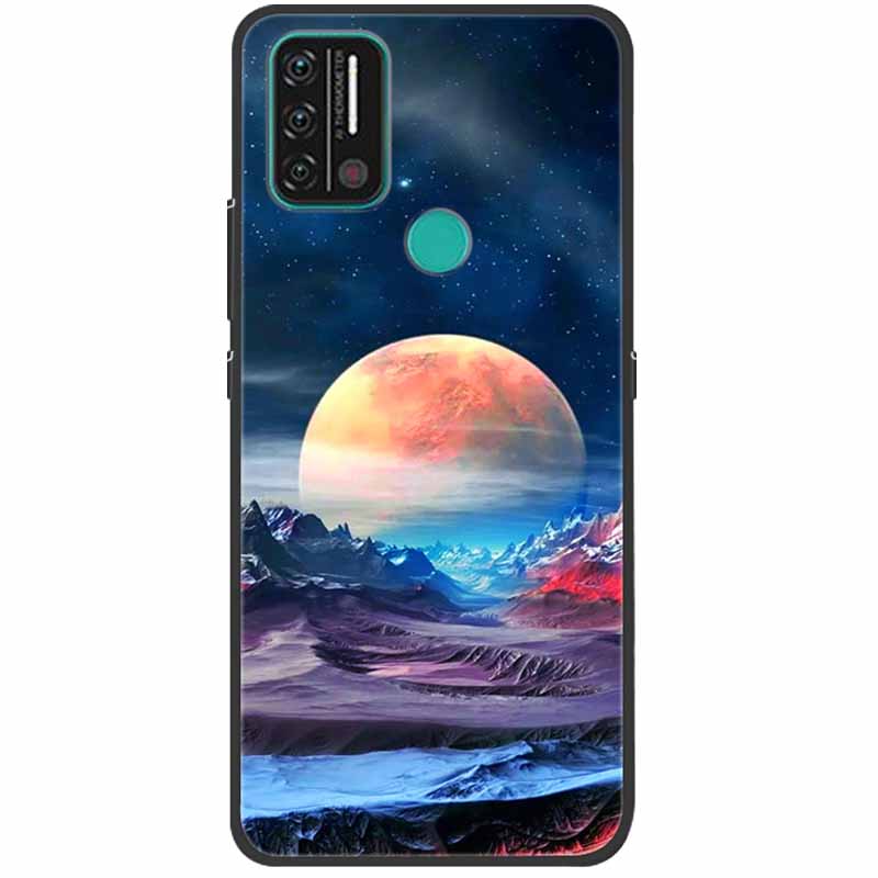 Weiche bedruckte Hülle für Umidigi A9 Pro Hülle Silikon Schutzhülle Schwarze Hüllen für Umidigi A7 Pro Niedliche Katze A9Pro A 9 A7Pro