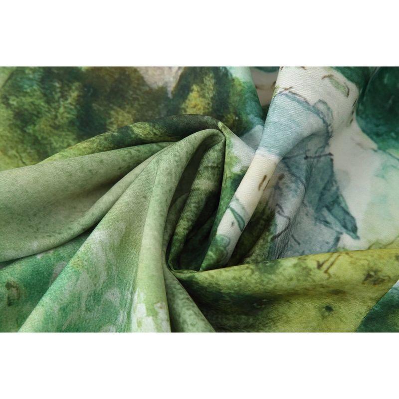 Kaslead New Arrival Women's Clothing Fashion Style Fashion Simple and Thin Sling Waist Trimming Printing Dress