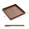 Japanese Black Walnut Square Serving Tray